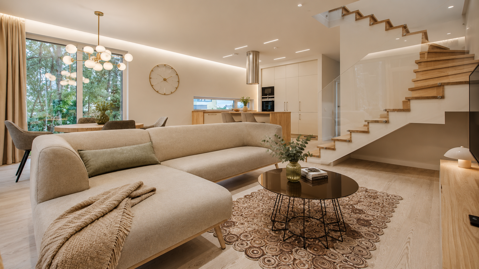 Warm residential interior by SEGALE Interiors