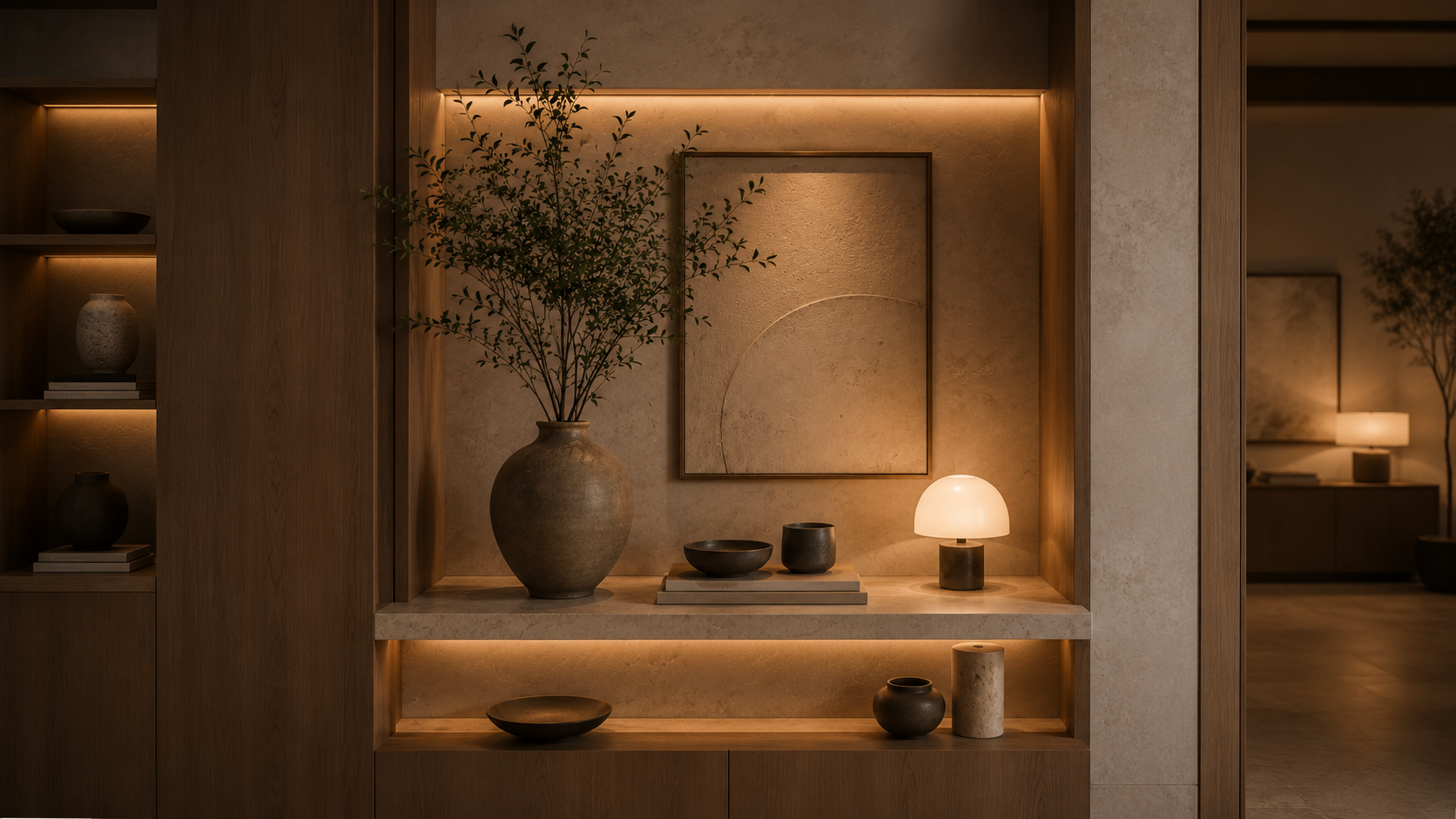 Warm contemporary interior by SEGALE Interiors